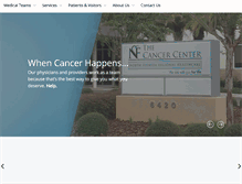 Tablet Screenshot of cancergainesville.com